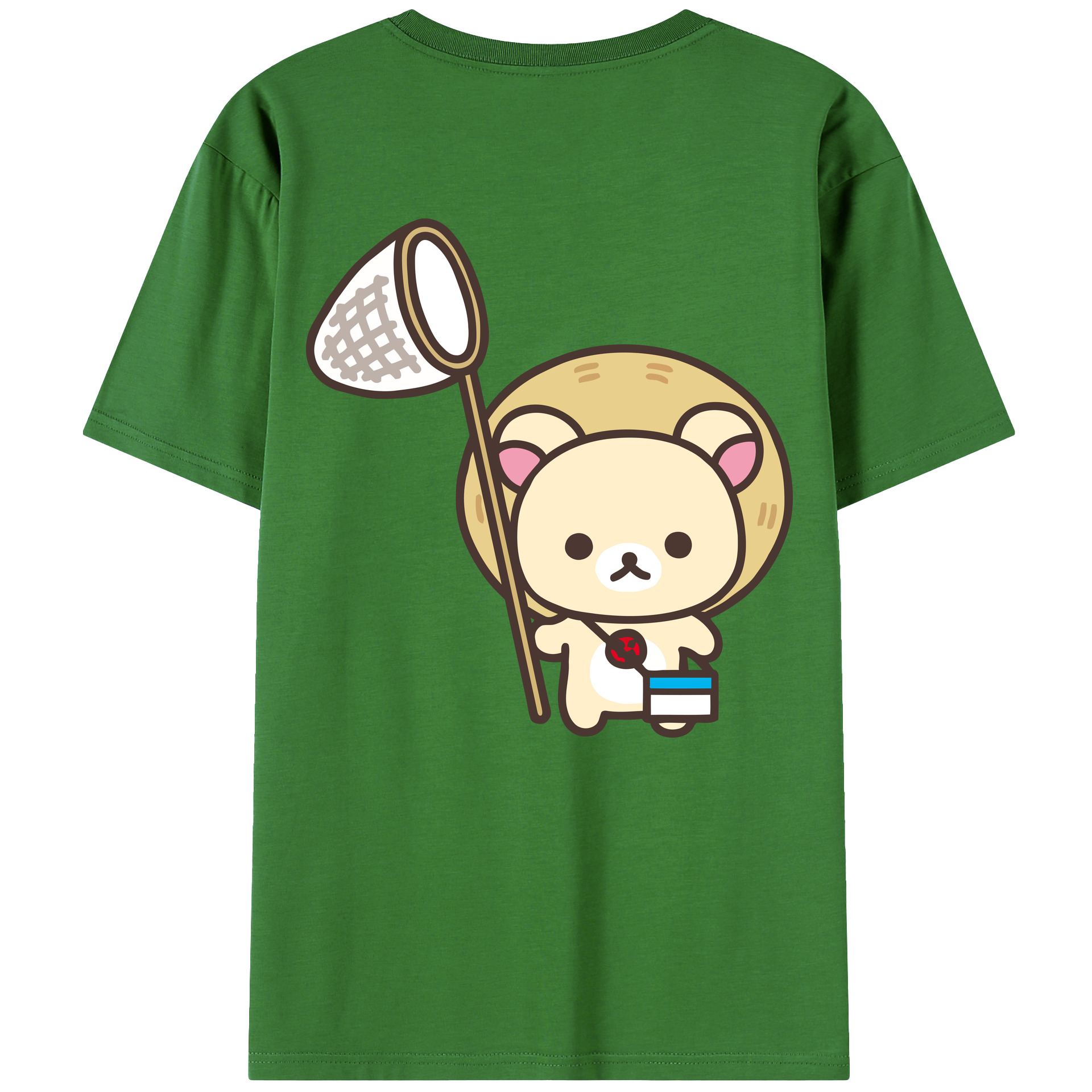 （画像用） リラックマ リラックマ キイロイトリ Rilakkuma Korilakkuma Kiiroitori レディース半袖Tシャツ(バックプリント)